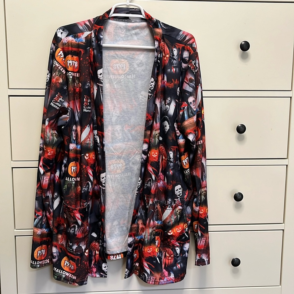 Halloween Movie Cardigan 🎃